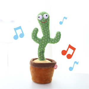 Bailando cactus peluche juguete flor encantador