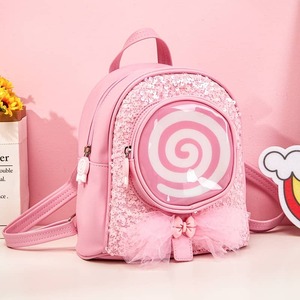 Mochila de lentejuelas Mochila escolar para niños Mochila linda con lámpara LED