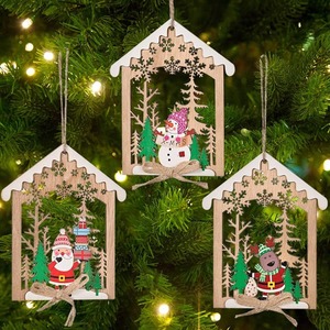 Adornos huecos para decoración de árboles de Navidad al por mayor