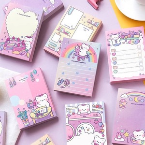 Papelería kawaii Blocs de notas Blocs de notas pegajosos